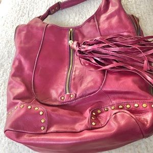 Ipa Nima Purple hobo bag with tassel